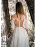 Off Shoulder Ivory Lace Chiffon Handmade Sexy Wedding Dress Off Shoulder Ivory Lace Chiffon Handmade Sexy Wedding Dress
